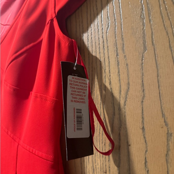 Jones New York Womens Red Sleeveless Dress Light Size 4 - Picture 3 of 4